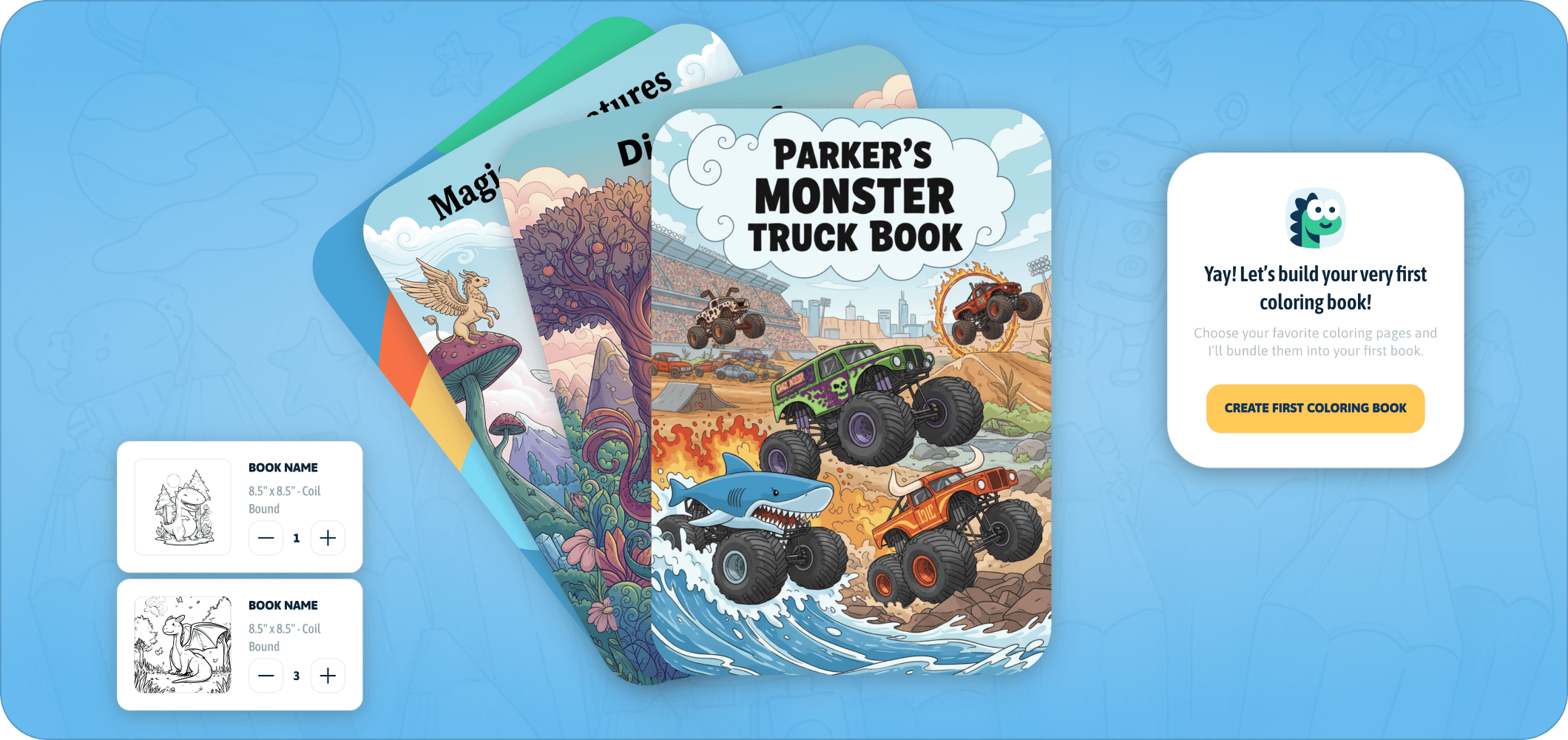 Printed coloring book preview